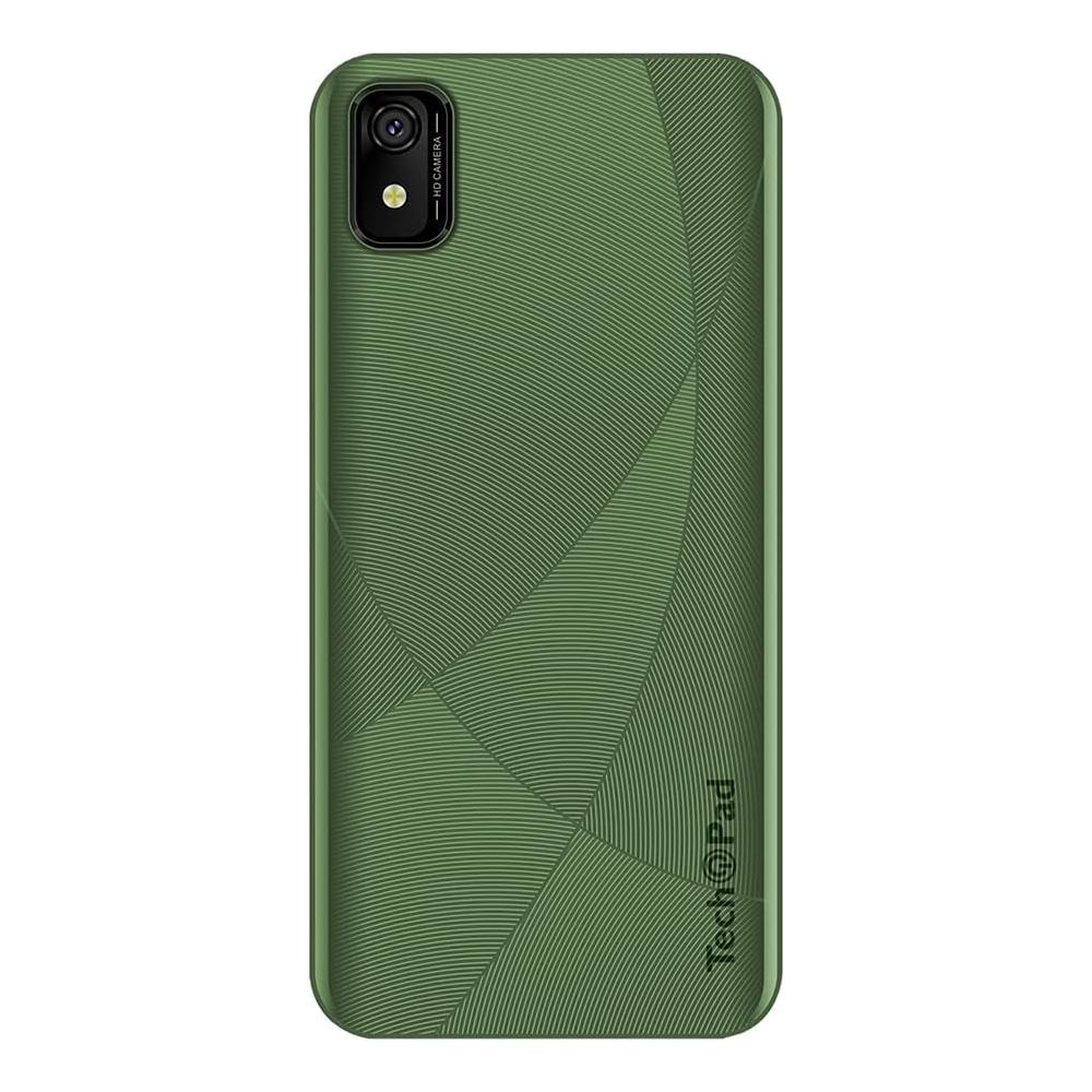 Celular Smartphone Tech Pad M5Go 8Gb 1Gb Quad-Core Dual-Sim 3G Android 11 Go Verde Cel M5 Go Verde