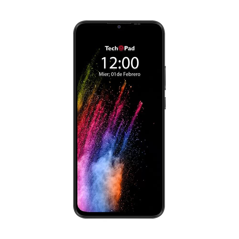 Célular Smartphone Tech Pad X10 6.5" 64Gb 3Gb Octa-Core Dual-Sim Android 11 Gris Cel X10 Gris