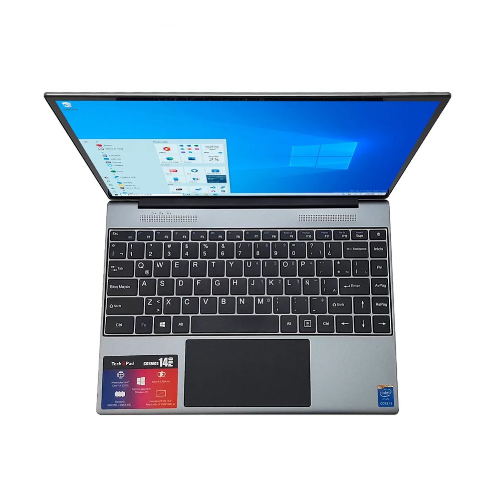 Laptop Tech Pad Cosmos 14 Pro 14" Intel Core I5 8Gb 256Gb Ssd Windows 10 Home Plata