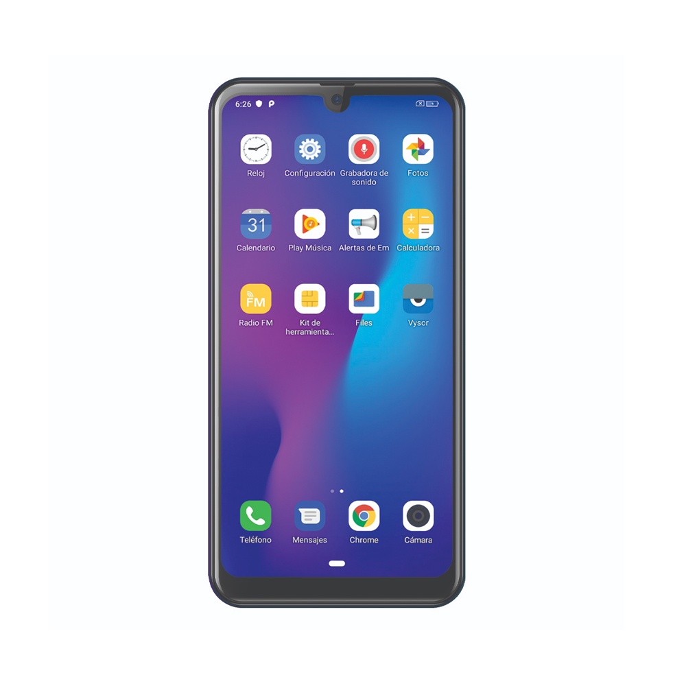 Célular Smartphone Tech Pad Note4 6.1" 16Gb Rom 1Gb Ram Quad-Core Android 9 Negro L Note4 Black