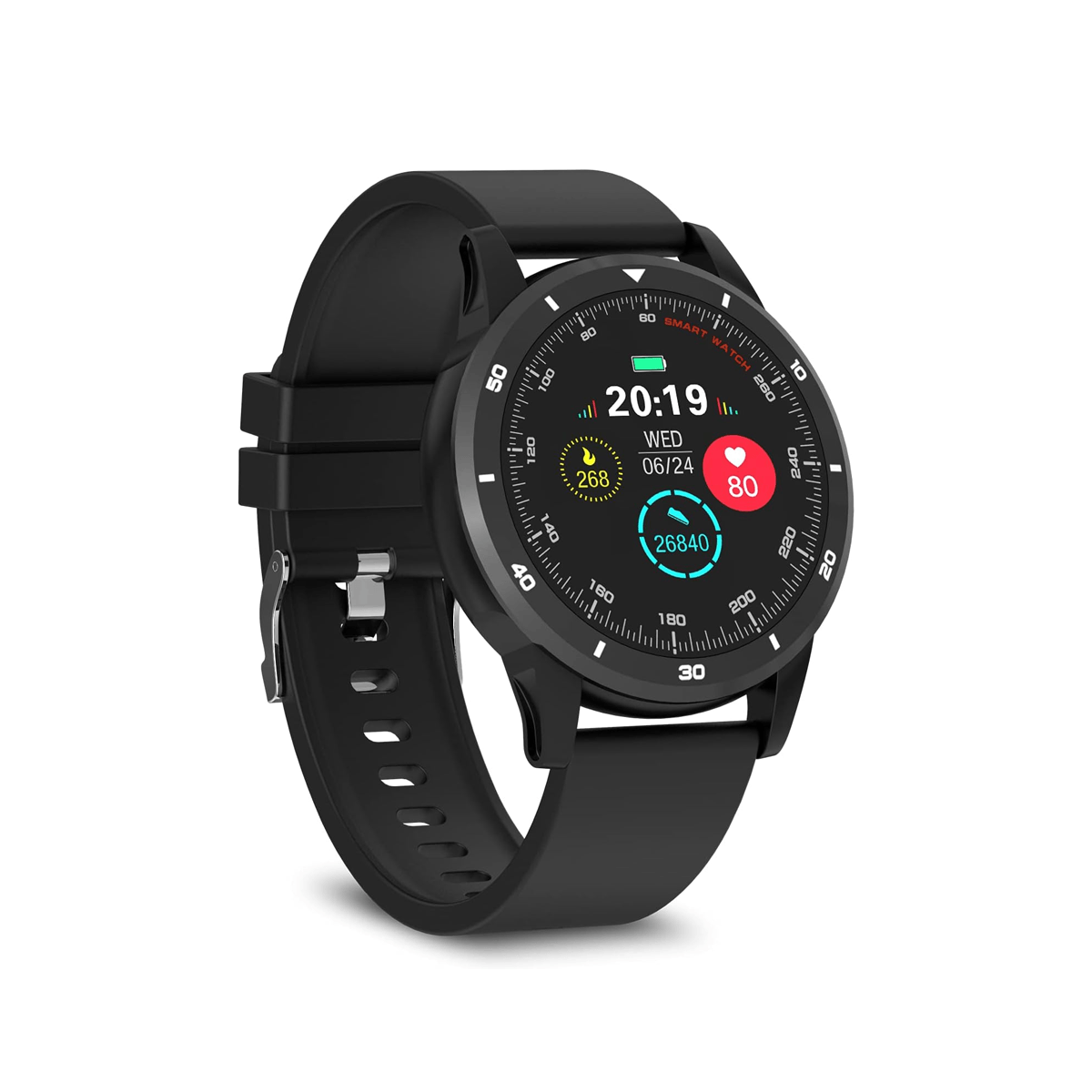 Smartwatch Tech Pad Sw Sport Pro 1" Ips Ip67 Android Y Ios Bluetooth Negro / Negro Sw Sport Pro