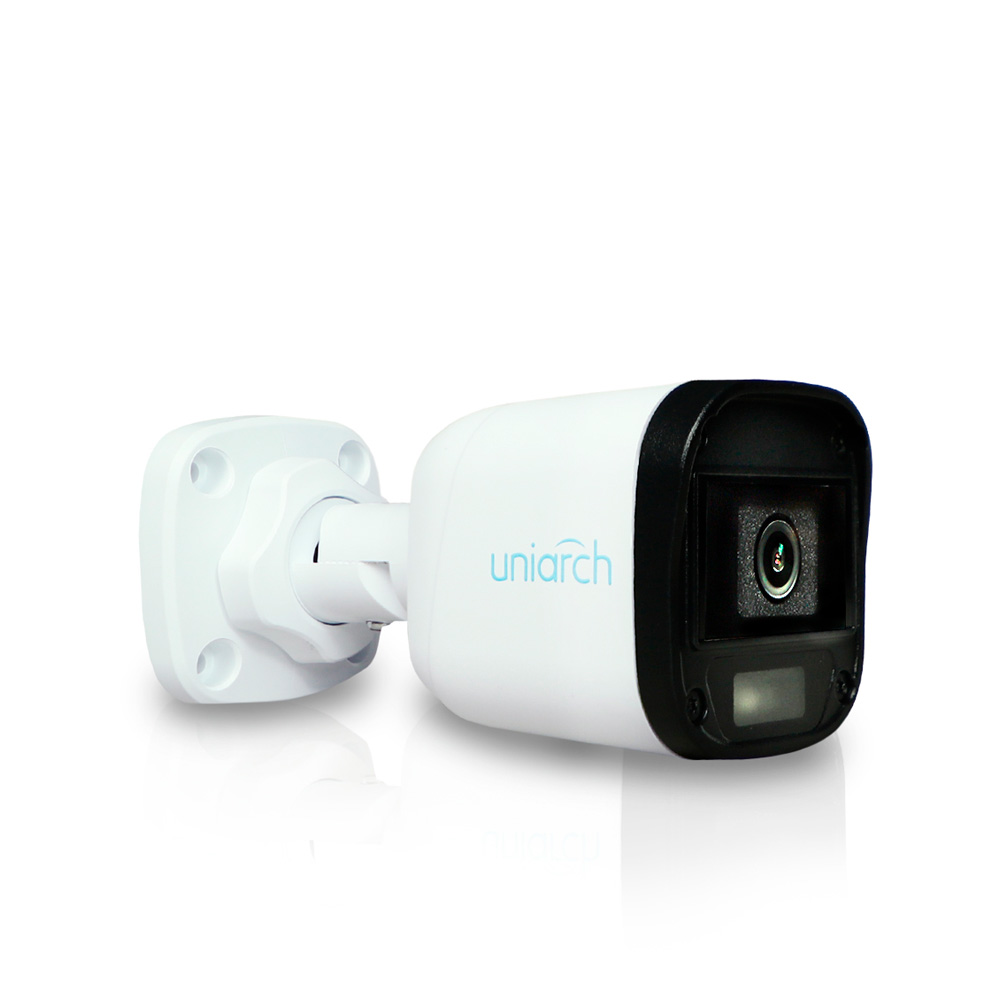 Kit De Vigilancia Uniarch Un104G3 4X Canales 4X Cámaras Cctv 4 Rollos Pre Ponchados Un104G3