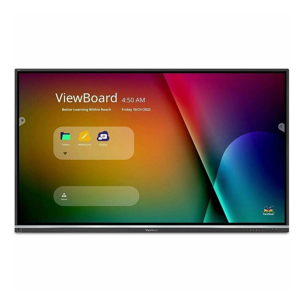 Pizarra Interactiva Viewsonic Viewboard Ifp7550-5A 75" 4K Android 11 Negro