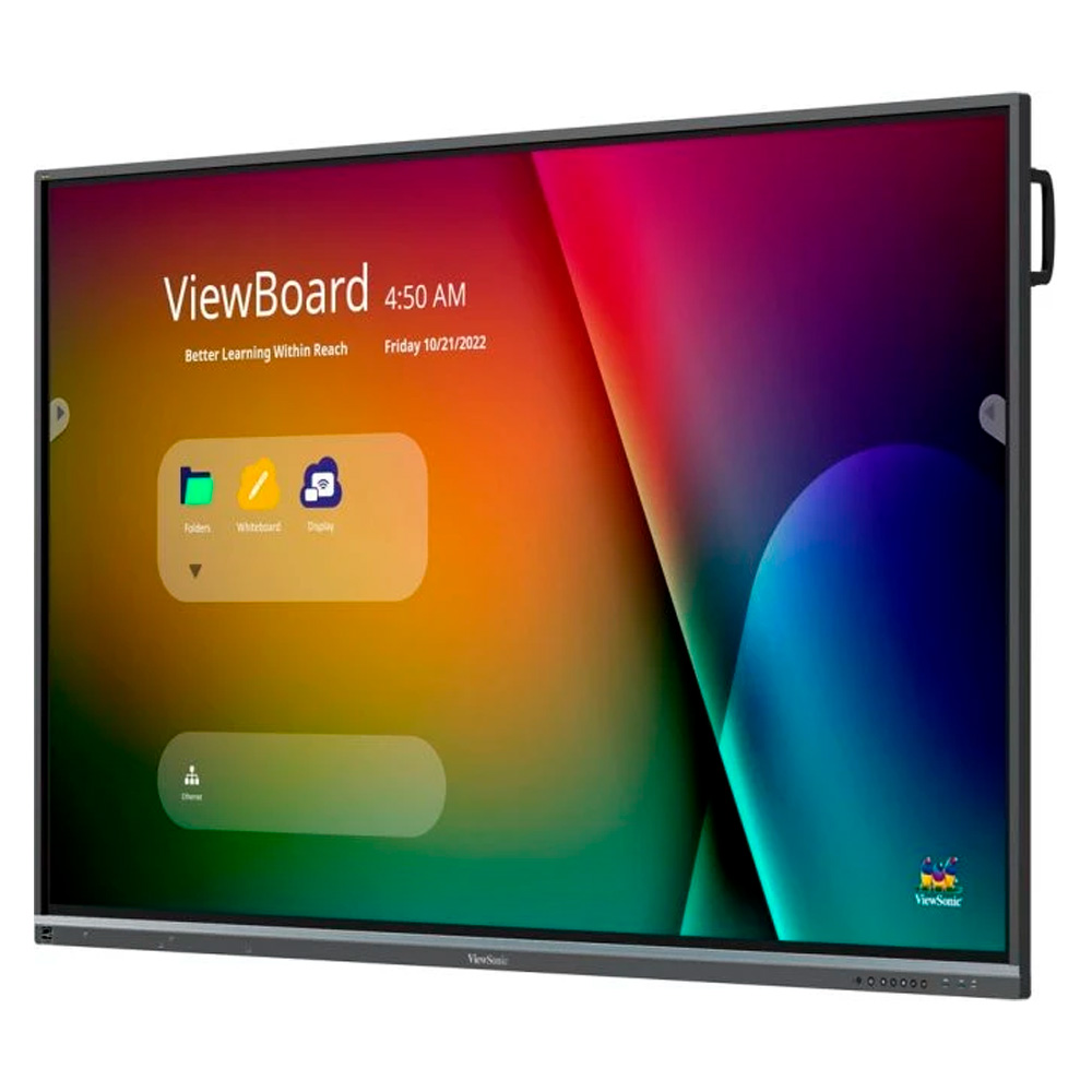 Pantalla Interactiva Viewsonic 86" 4K Ultra Hd Tactil 4X Hdmi 1X Dp 1X Rj-45 Ifp8650-5F-B