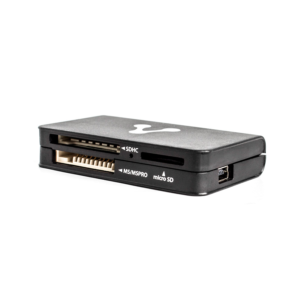 Lector Externo De Memorias Flash Vorago Cr-300 Otg Android Micro-Usb 2.0 Negro Ac-403585-1