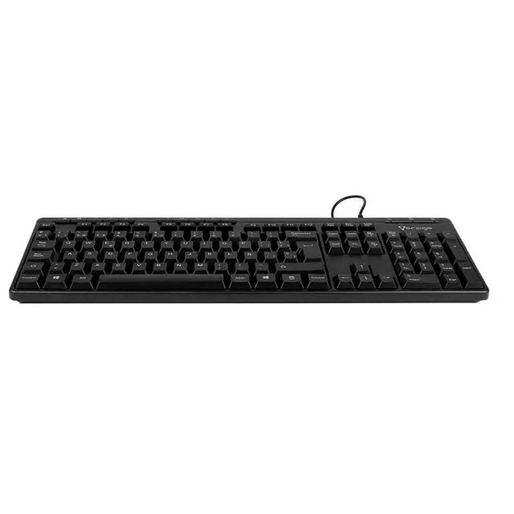 Teclado Multimedia Vorago Kb-202 Alámbrico Usb Negro Ac-445883-1