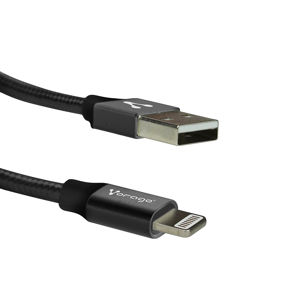 Cable Usb Macho Vorago Usb-A 2.0 Macho Compatible Con Dispositivos Apple 1M Negro Cab-119/Negro
