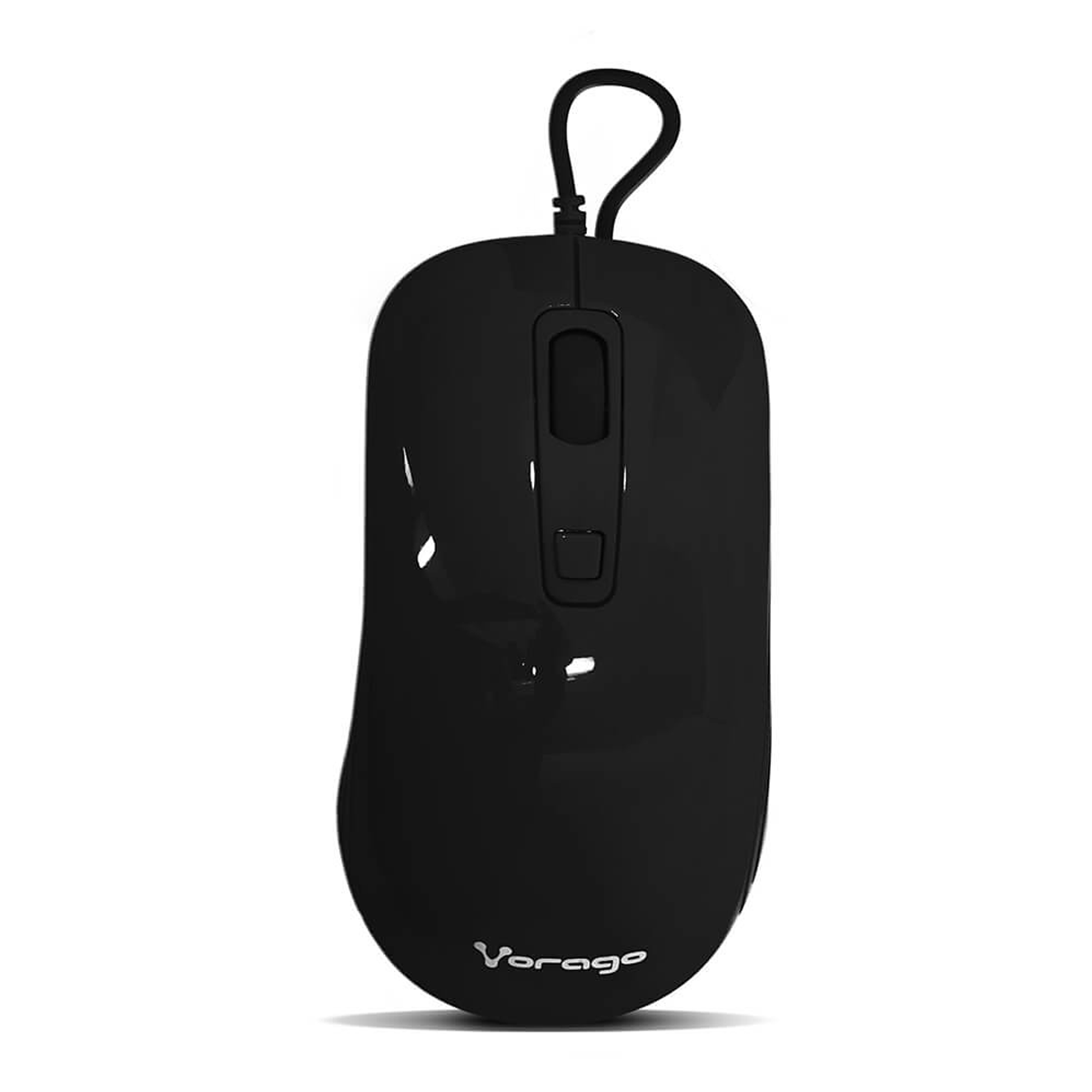 Mouse Ergonomico Optico Vorago Mo-102/N Alambrico Usb 1600 Dpi Negro