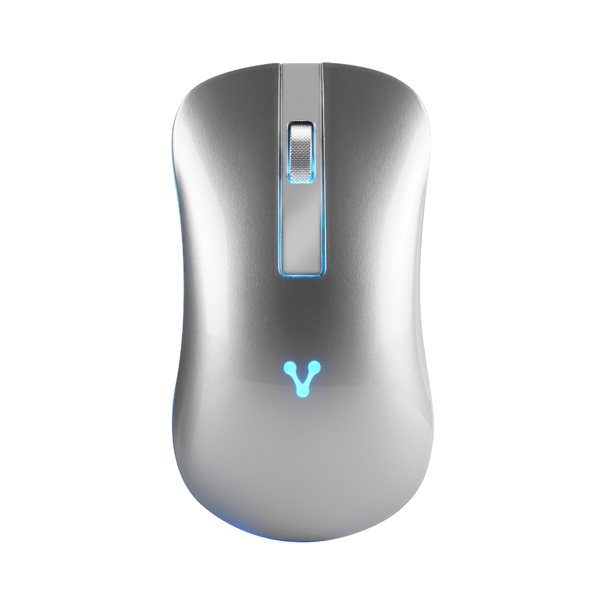 Mouse Gamer Vorago Mo-305 Rgb Óptico 1600Dpi 4 Botones Inalámbrico Recargable Plata Mo-305-Sl-Pl