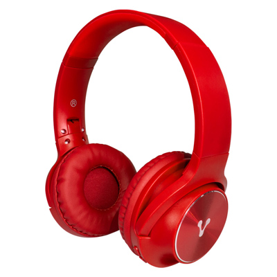Diadema Bluetooth Vorago Hpb-200 Msd Plegable Rojo