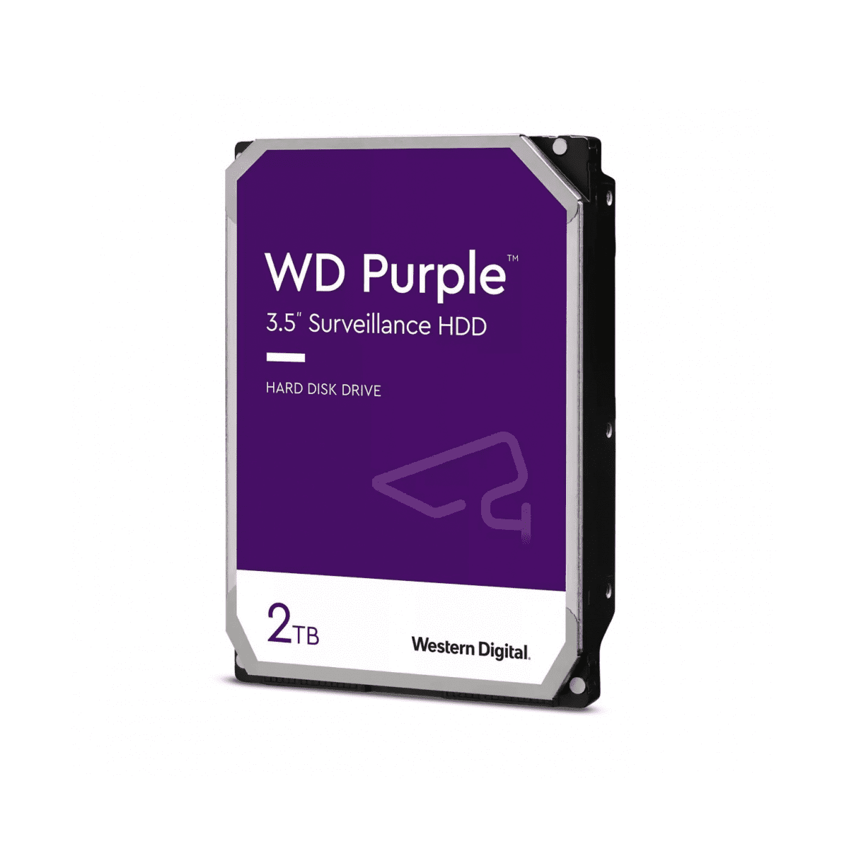 Disco Duro Western Digital 2Tb 3.5" 5400Rpm Sata Iii 6.0Gb/S Purple Wd23Purzmx