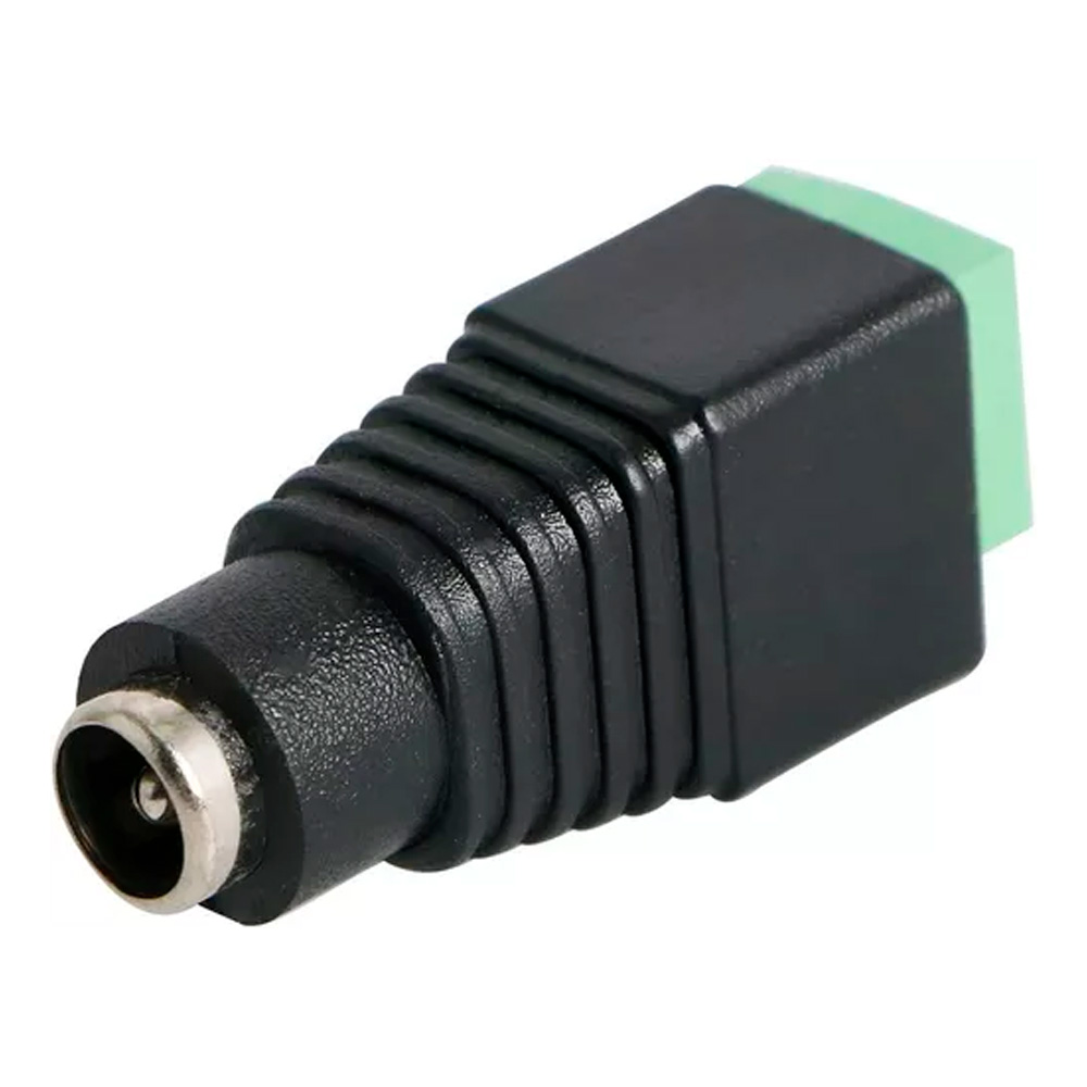 Conector De Corriente Xcase Para Camara Hembra Dc - Conector Terminal Negro Vvconec53