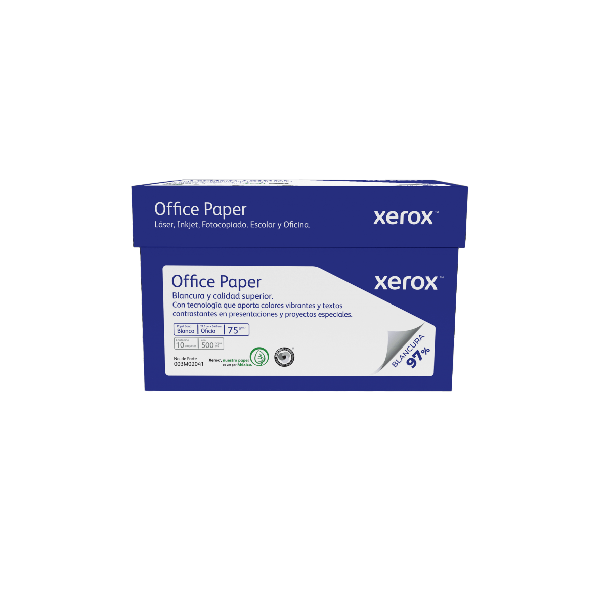 XEROX Papel Bond Xerox Tamaño Oficio 10 Paquetes Con 500 Hojas...