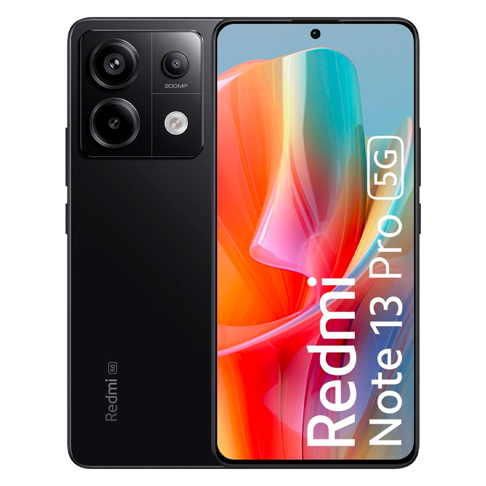 Célular Xiaomi Redmi Note Pro 13 5G 6.67" 8Gb 256Gb Android 13 Negro Redmi Note13 Pro 5G-8+256-Negro