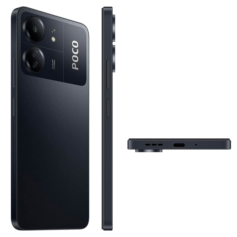 Célular Smartphone Xiaomi Poco C65 6.74" Octacore 8Gb 256Gb Android 13 Xiaomi Poco C65-8+256-Negro