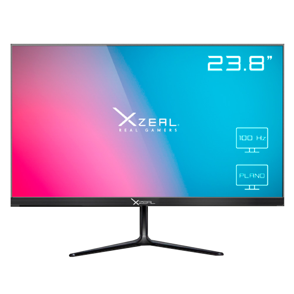 Monitor Gamer Xzeal 23.8" Fhd 100Hz 5Ms Hdmi Vga Negro Xspmg08B