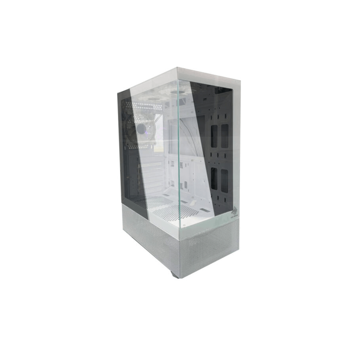 Gabinete Yaguaret 360 Panel Cristal Templado Atx/Microatx/Mini Itx 3X Ventiladores Blanco Cg360Gwygt