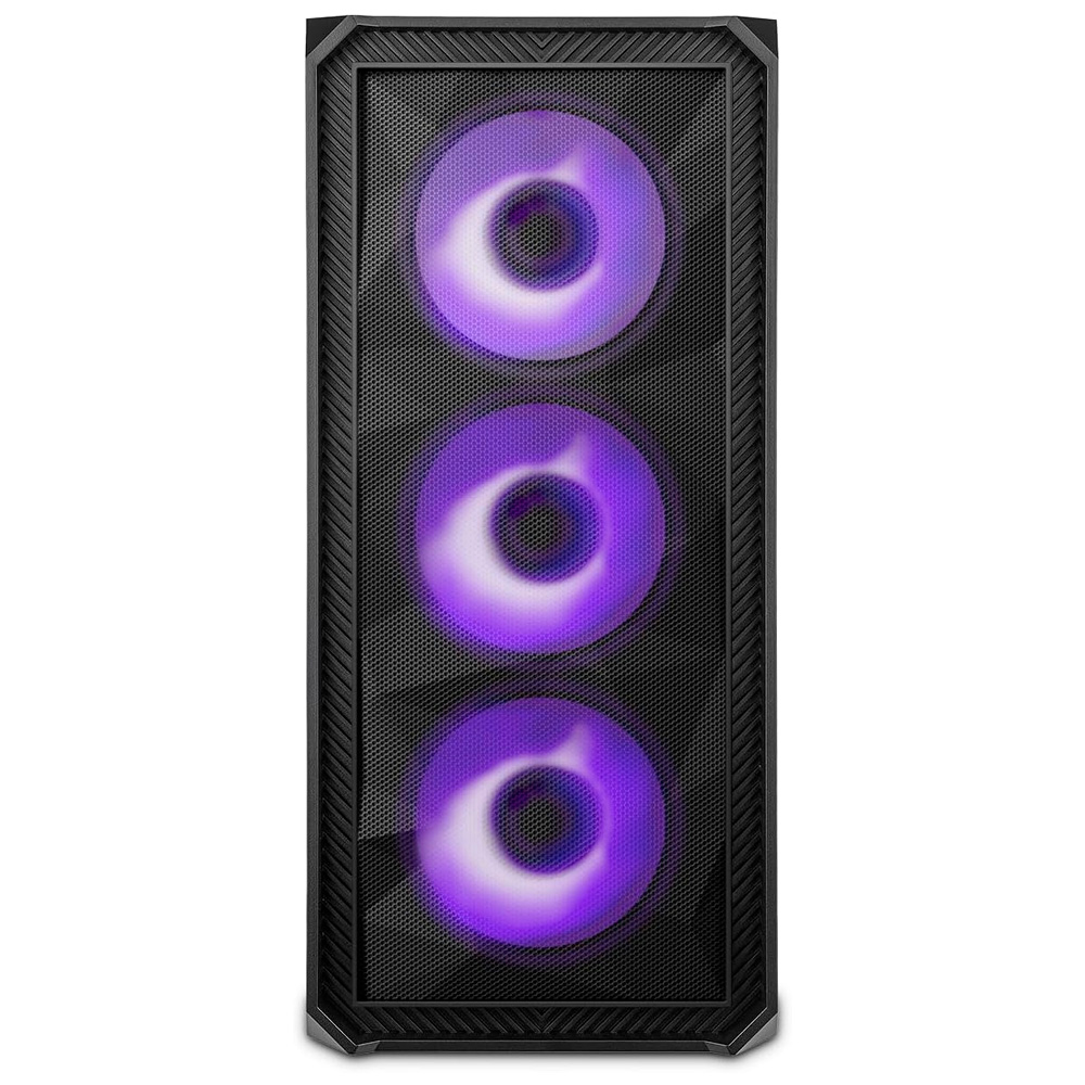 Gabinete Yeyian Lancer Argb Midi-Tower Atx Con Ventana 3X120Mm + 1X120Mm Negro Ycm-Aplan-01
