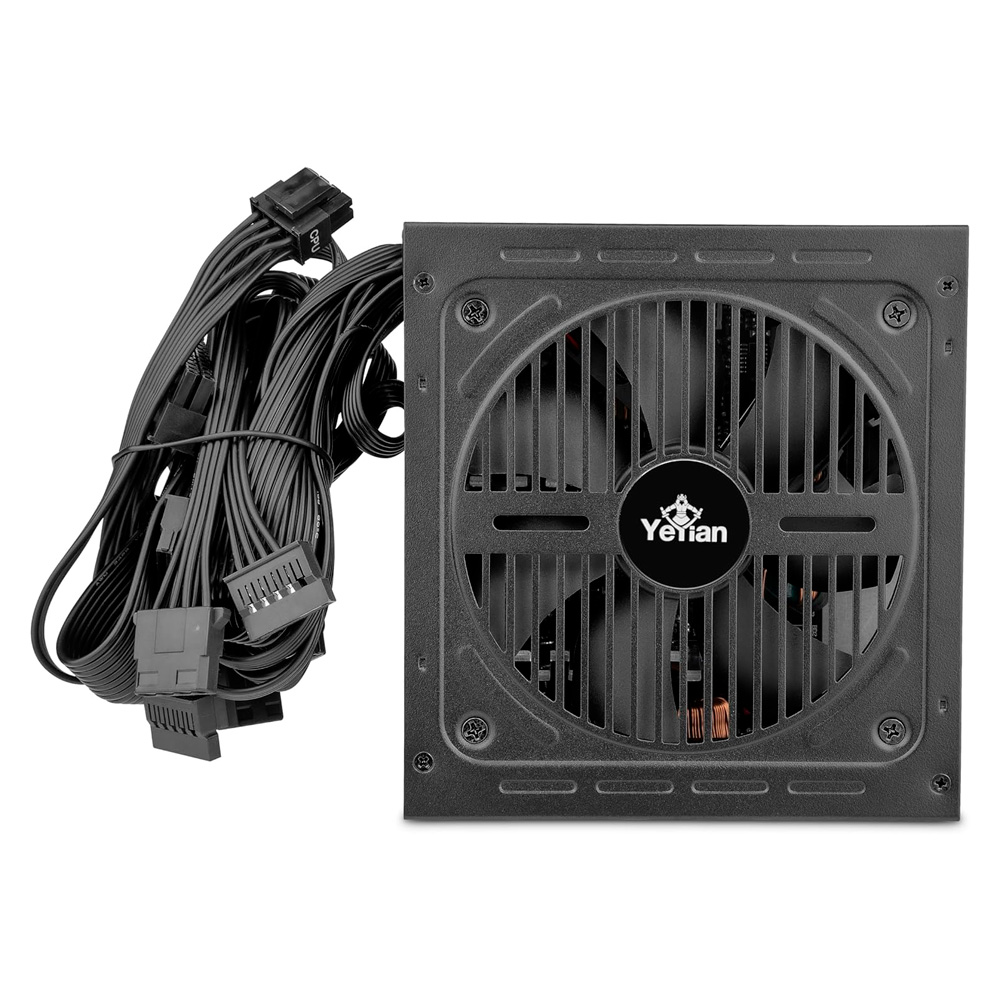 Fuente De Poder Yeyian Raiden 500W 80 Plus White 24-Pines Atx 120Mm Negro Yfw-50020-01