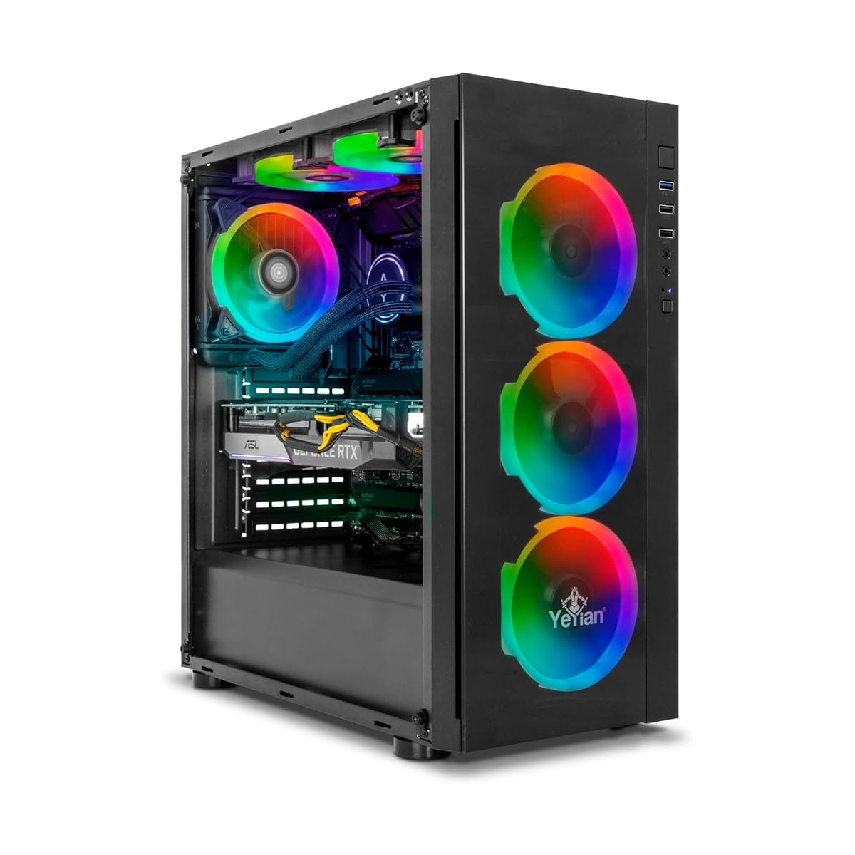 Pc Gamer Yeyian Tanto X21 Intel Core I7 16Gb 1Tb Ssd Nvidia Rtx 3070 Windows11Home Ypi-Ta27Kfb-3701M