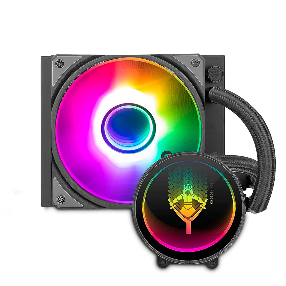 Enfriamiento Líquido Aio Yeyian Vatn 1X 120Mm 800 - 2000 Rpm Argb Pwm Yts-120Sl-01