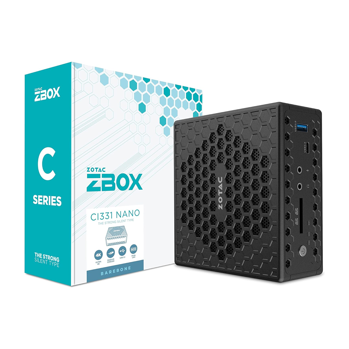 Mini Computadora Zotac Ci331 Intel Celeron N5100 Nano Ddr4 Sin Ram/Disco Duro Zbox-Ci331Nano-U