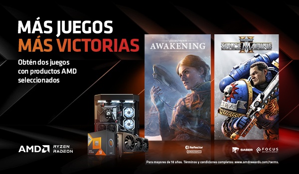 Más Juegos, Más Victorias con AMD