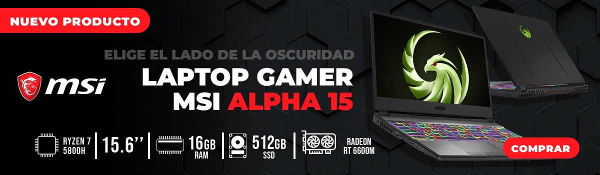 Laptop Gamer Msi Alpha 15 B5Eek-042Mx 