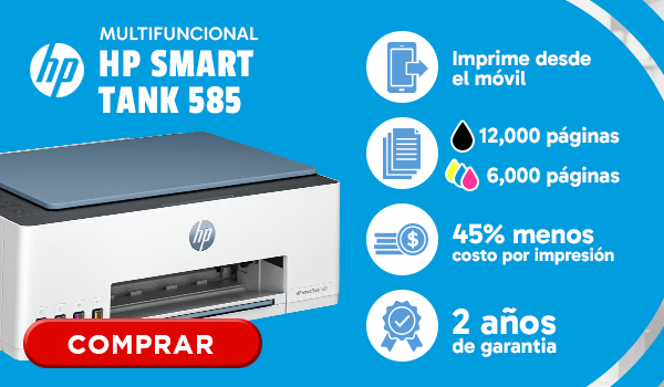 Multifuncional HP Smart Tank 585