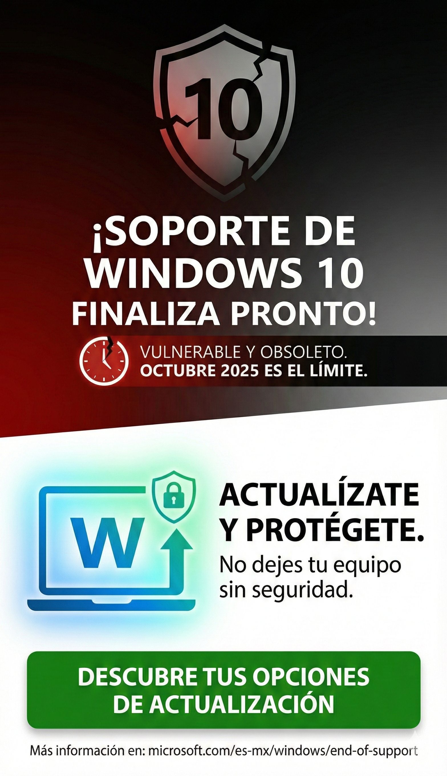 ¿Tu empresa está preparada para el fin de soporte de Windows 10?