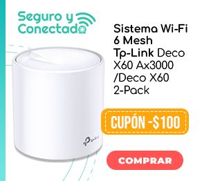Sistema Wi-Fi 6 Mesh Tp-Link Deco X60 Ax3000 2-Pack